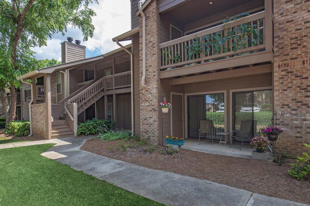 Personal balcony or patio at Haywood Pointe in Greenville, South Carolina.