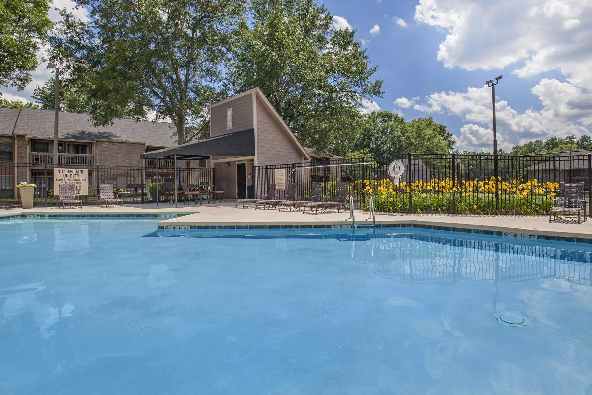 Soak up the sun in the shimmering swimming pool at Haywood Pointe in Greenville, SC.