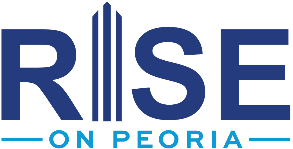 Rise on Peoria Logo