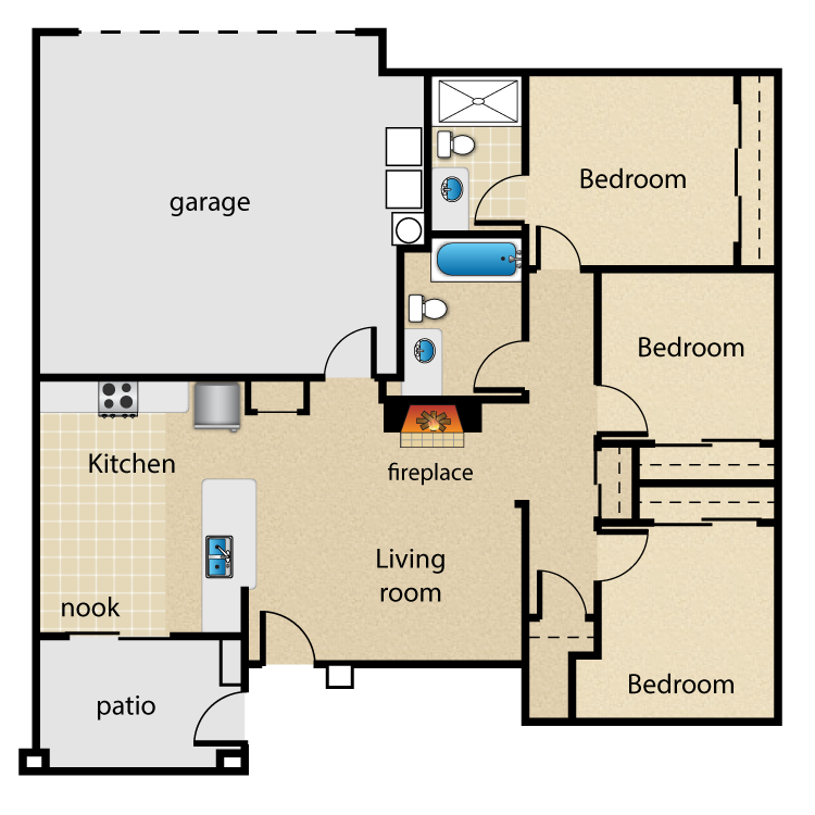 Floor plan image of Lincoln