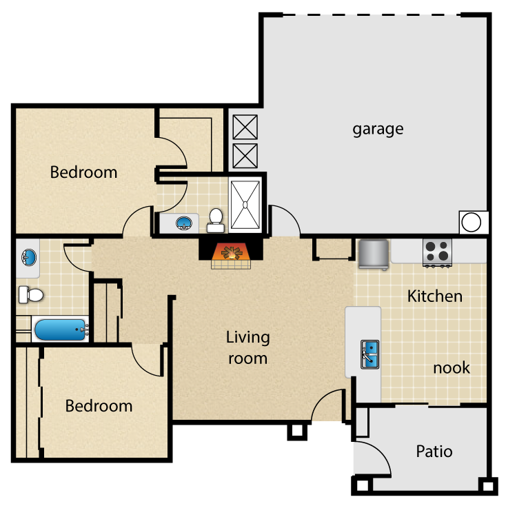 Floor plan image of Washington