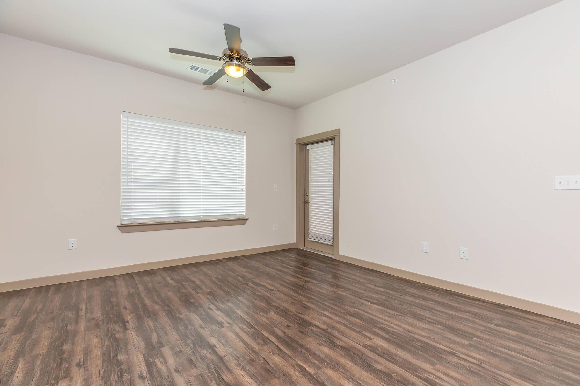 a room with a wooden floor