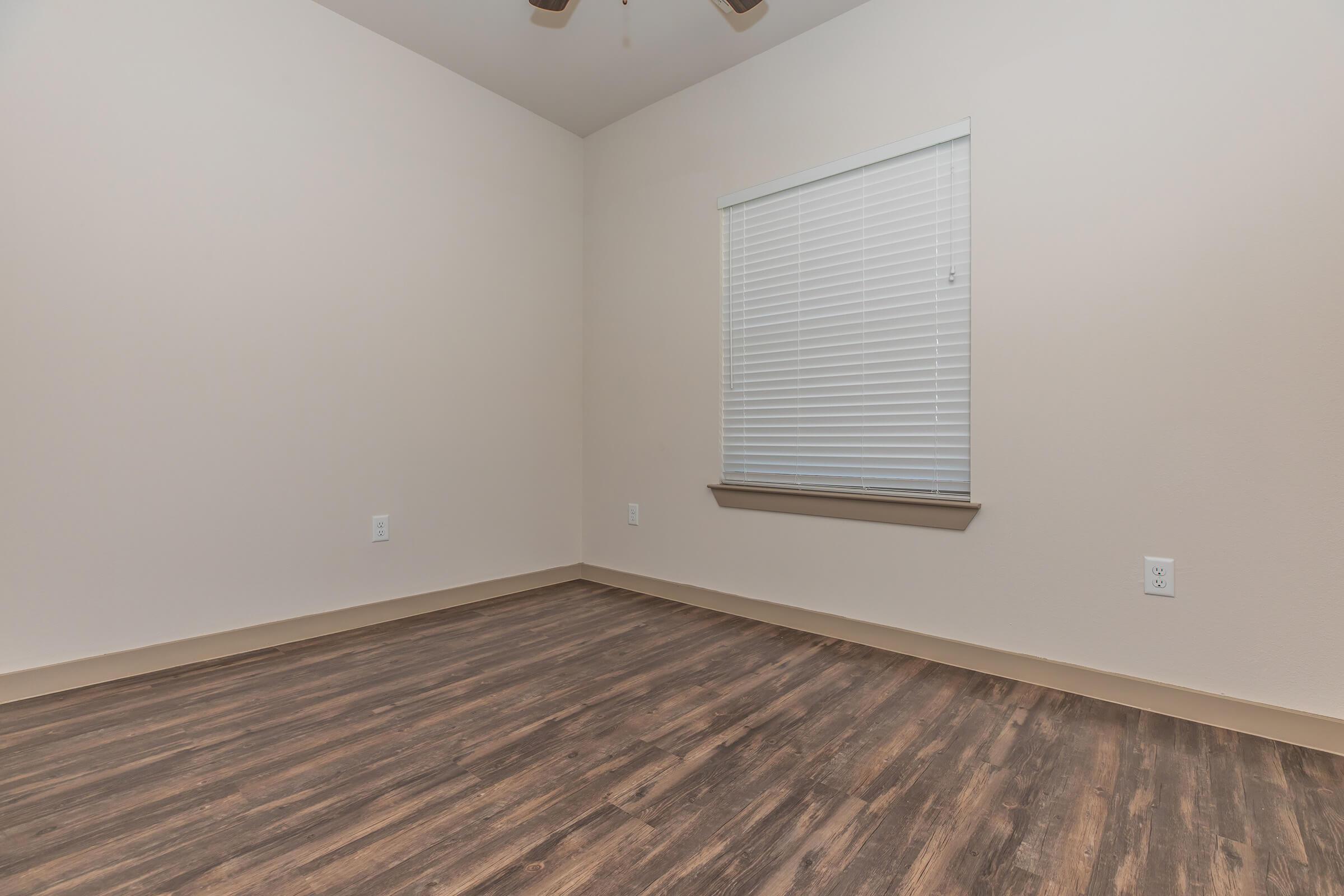 a room with a wooden floor