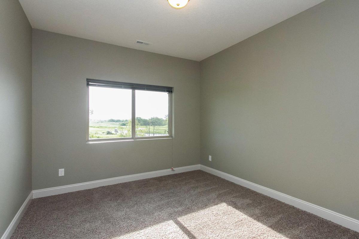 a room with a sink and a window