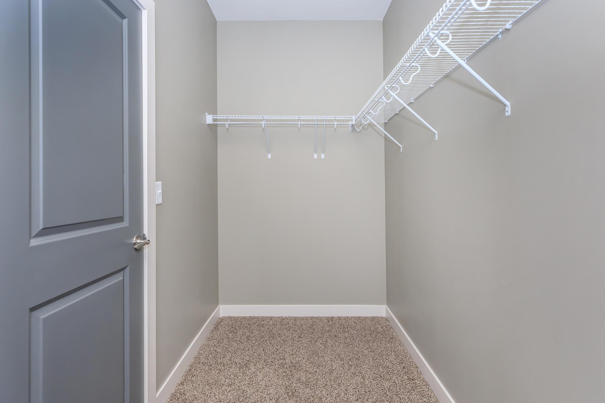 a close up of a shower in a small room