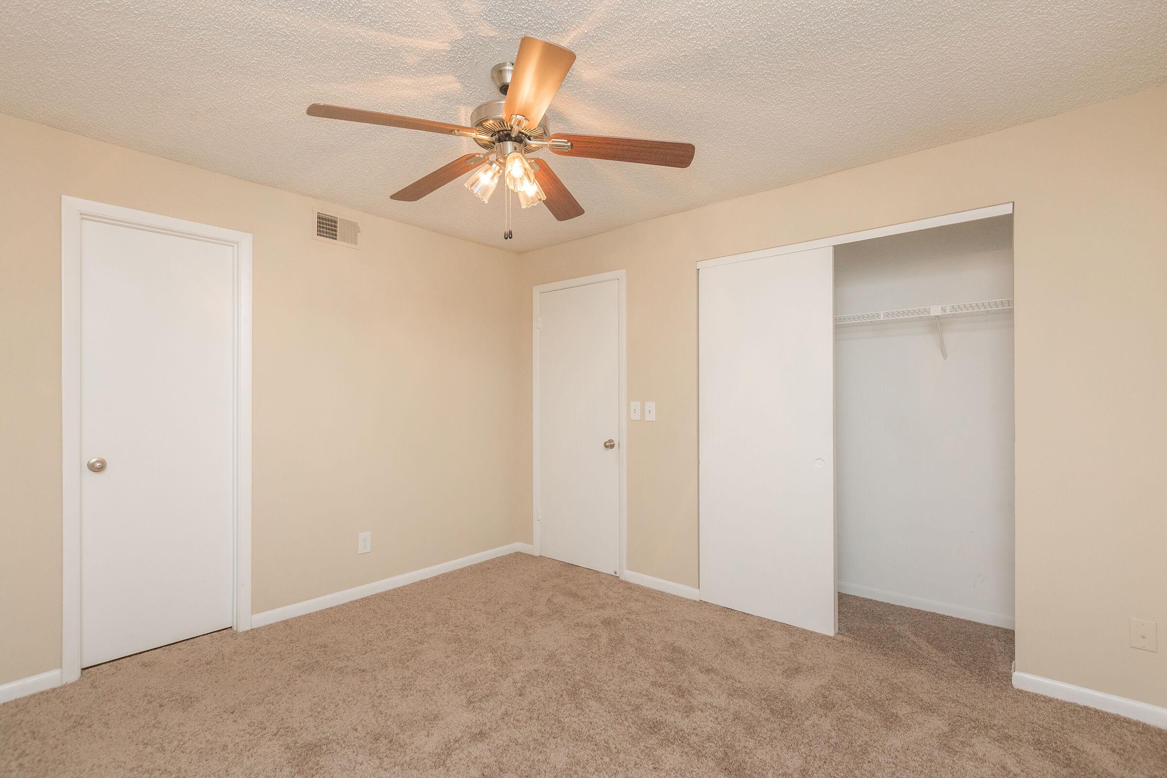 a close up of an empty room