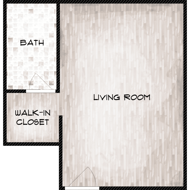 Bachelor floor plan image