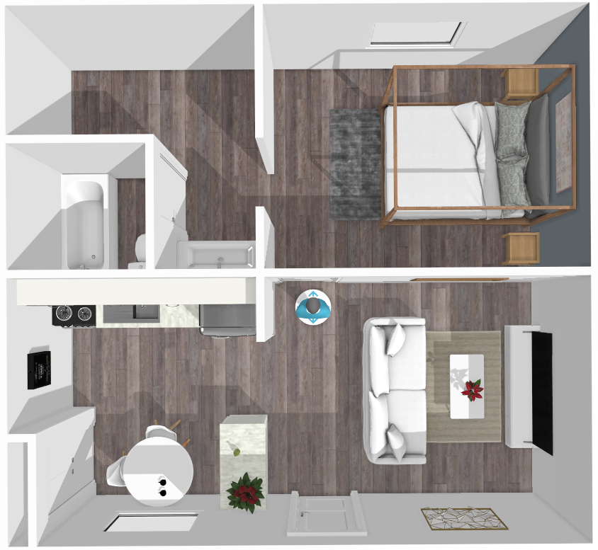 Floor plan image of Austin 1 Bed A