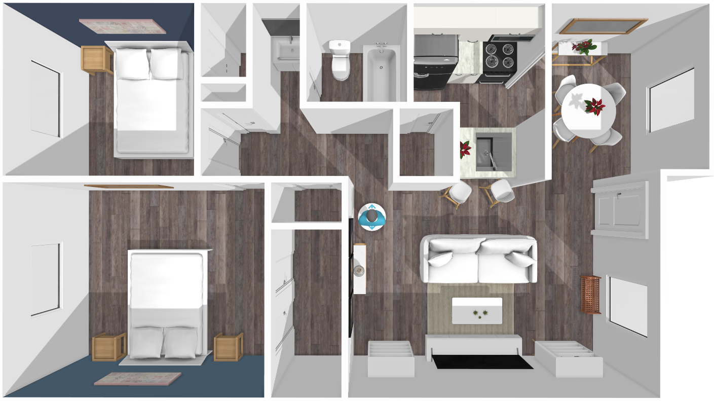 Floor plan image of Austin 2 Bed