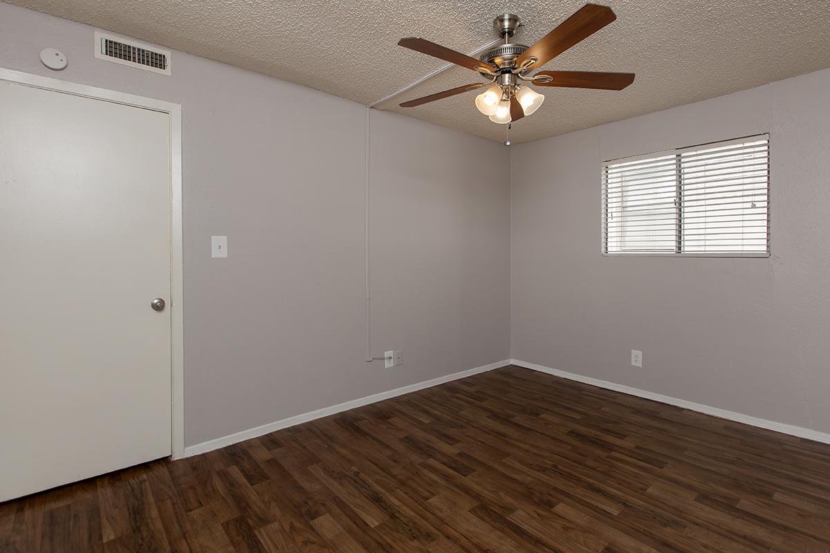 a room with a wooden floor