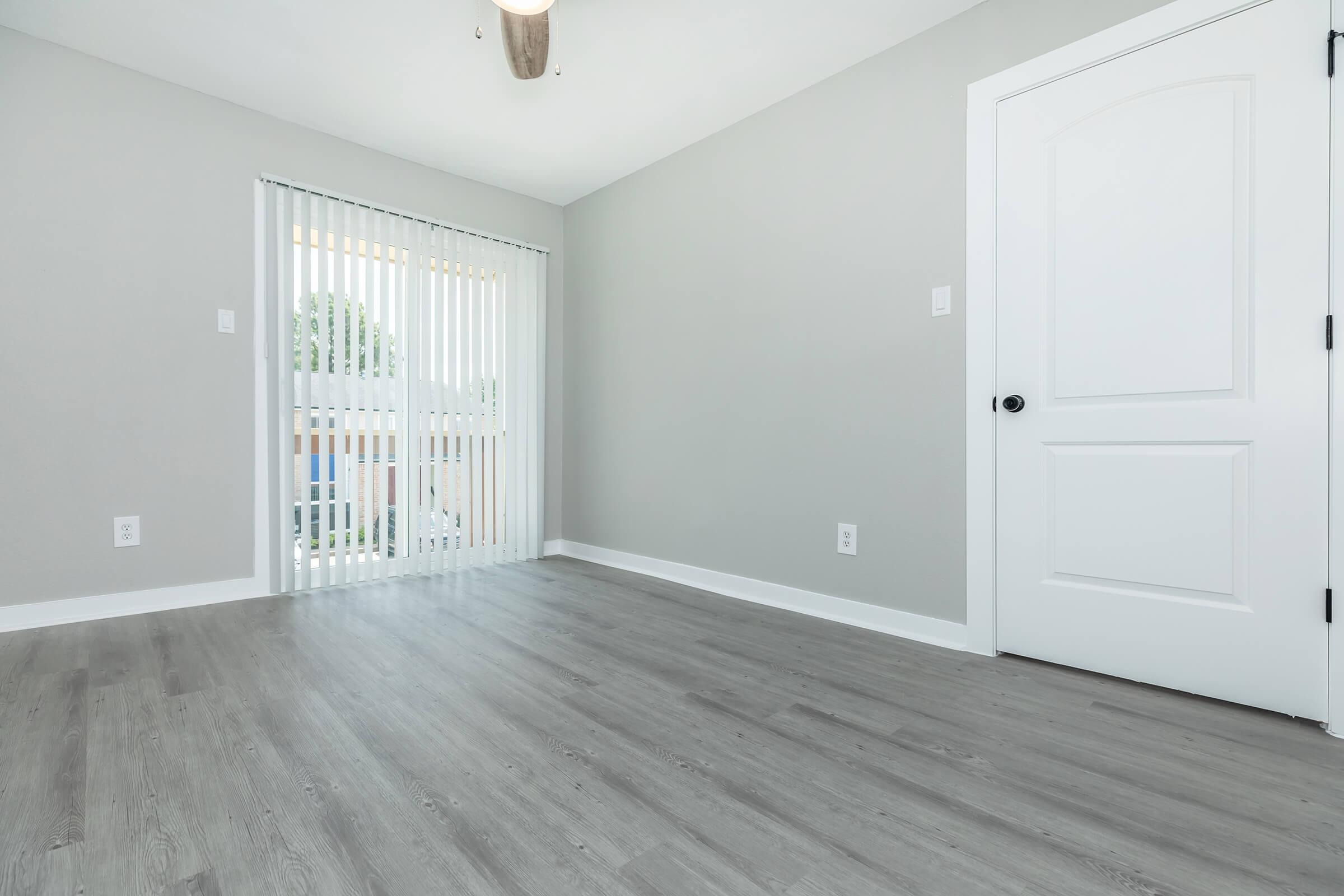 a room with a wooden floor