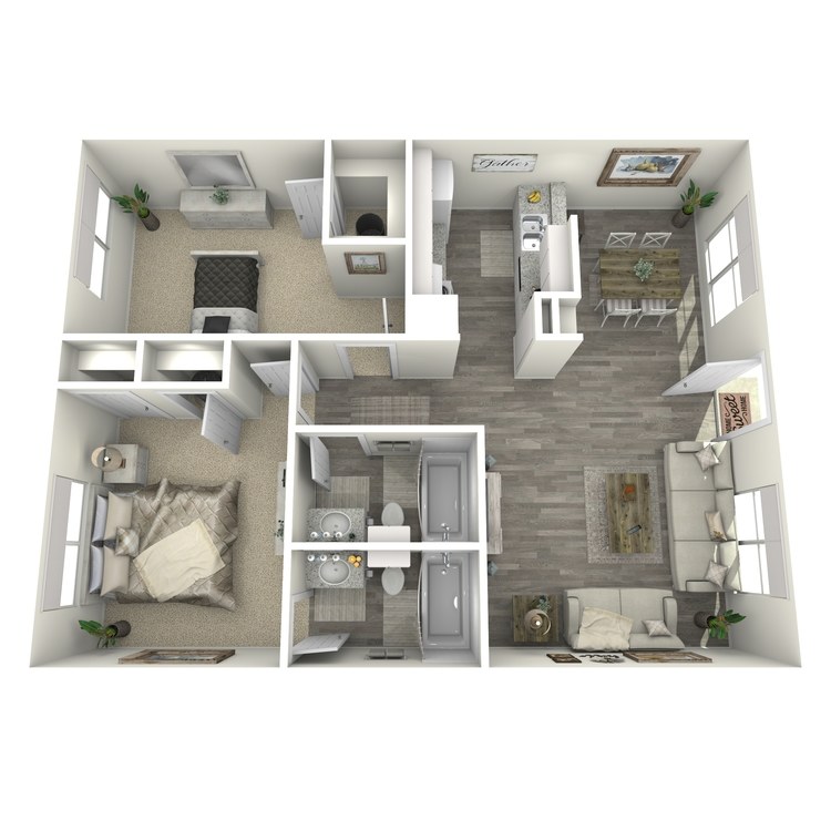 Floor plan image of B2