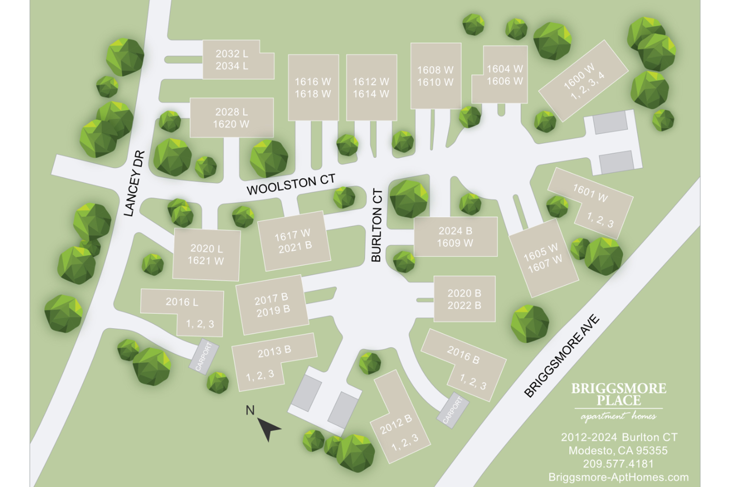 drawing of community sitemap