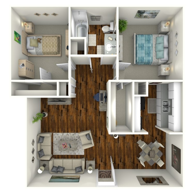 Floor plan image of Deluxe Suite