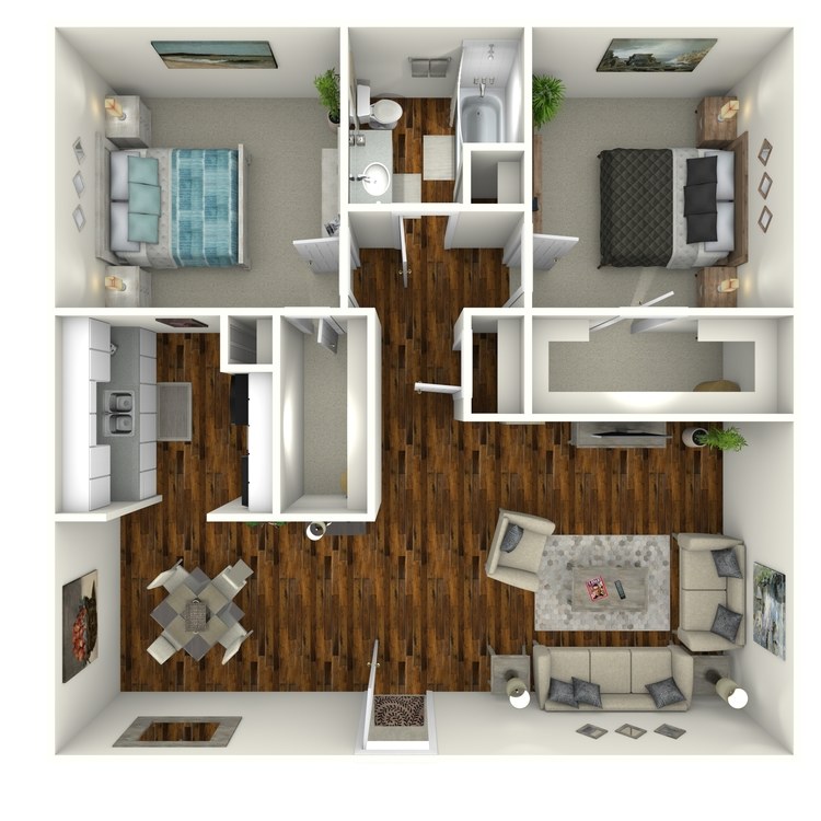Floor plan image of Deluxe II Suite