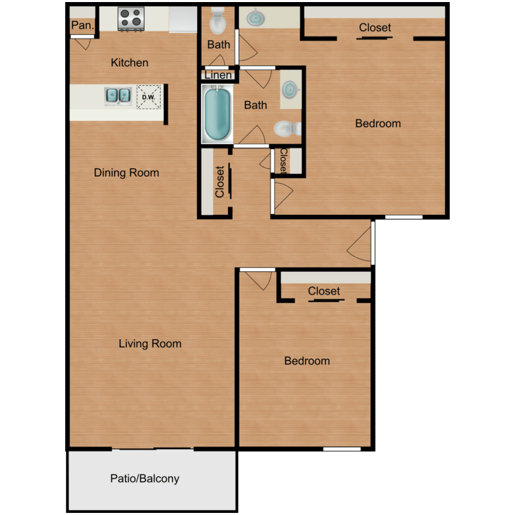 Floor plan image of B2