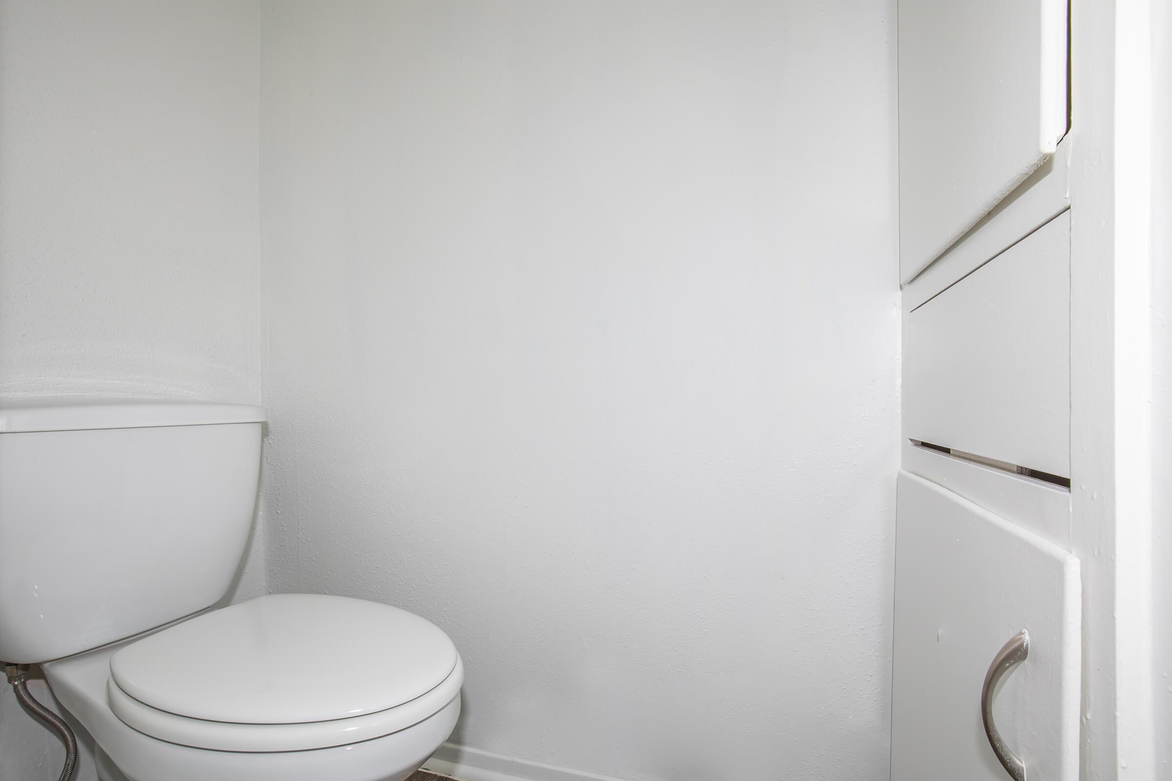 a white shower curtain