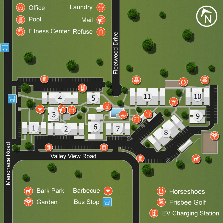 We make every effort to make our website accessible to anybody, especially those with disabilities. If you have question in terms of the relative location of an amenity or apartment home, please give us a call.