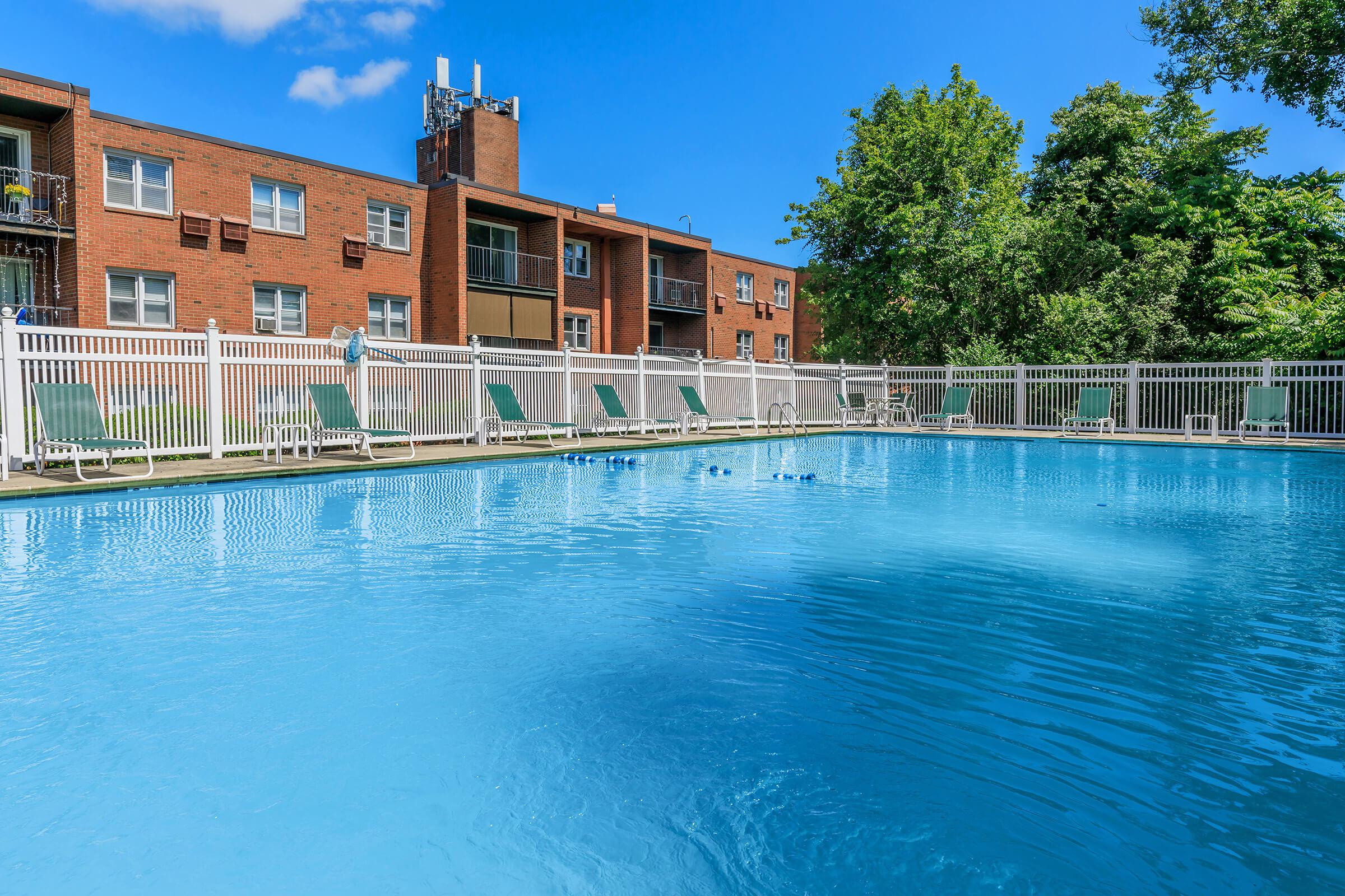 a large pool of water