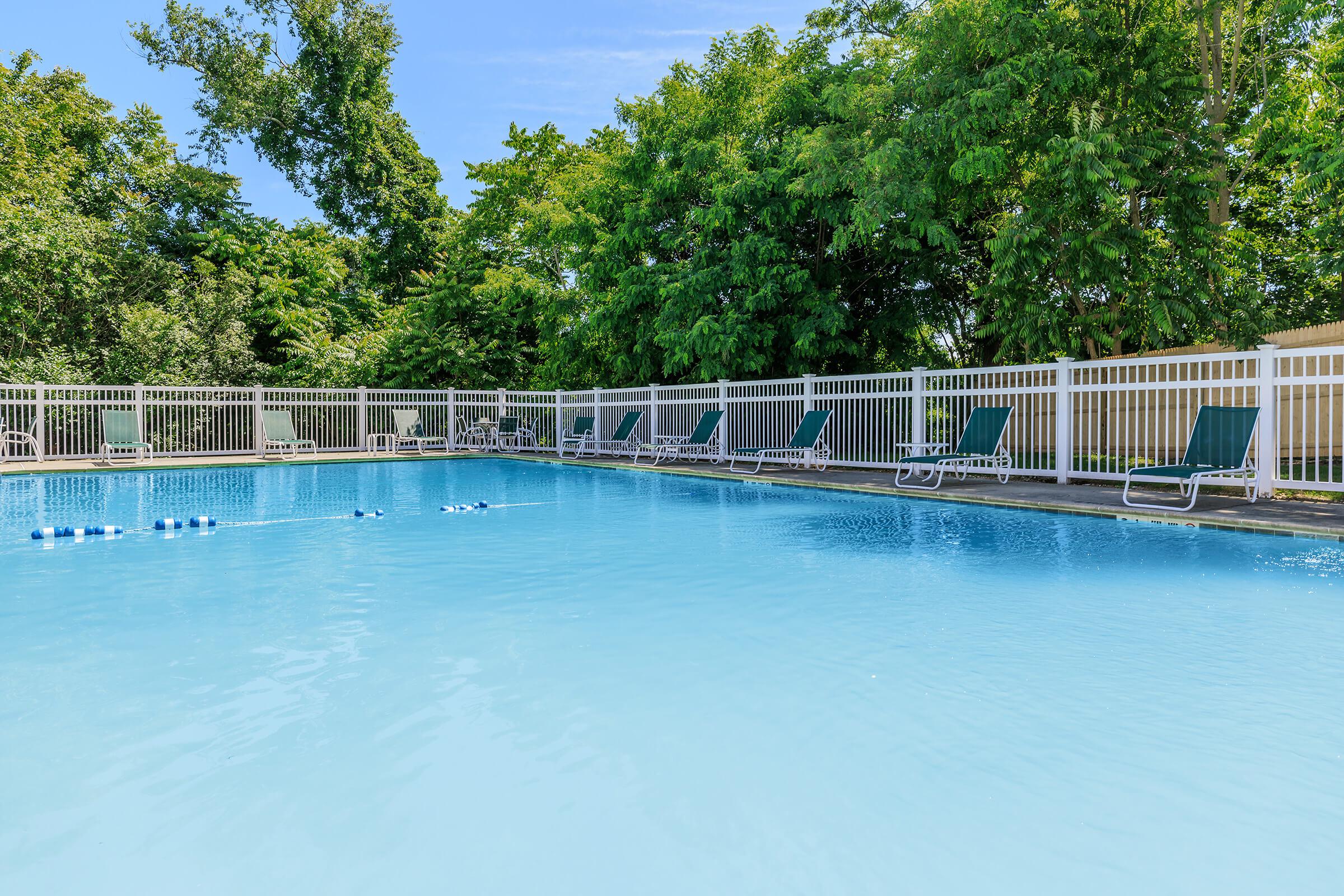 ENJOY A DIP IN THE SHIMMERING SWIMMING POOL