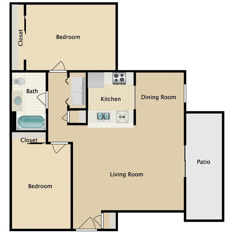 Floor plan image of Sussex