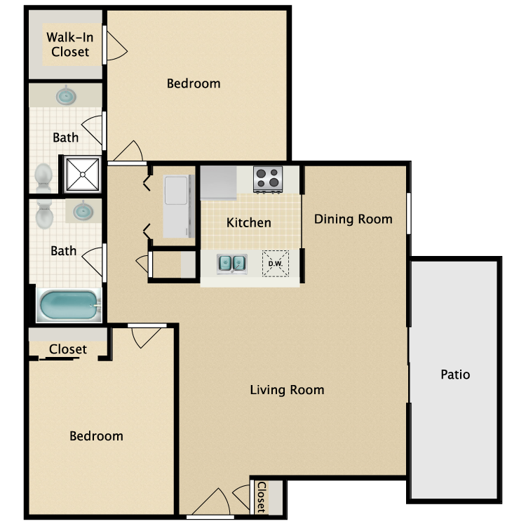 Floor plan image of Whitehall