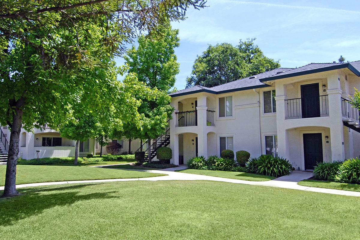 a large lawn in front of a house