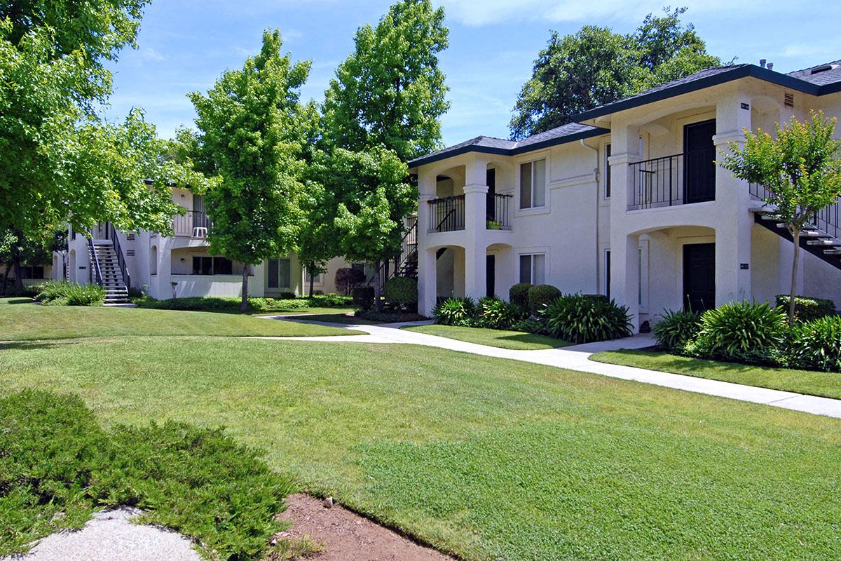 a large lawn in front of a house