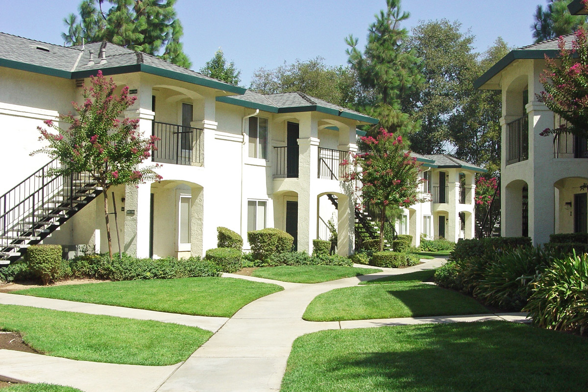 a large lawn in front of a house