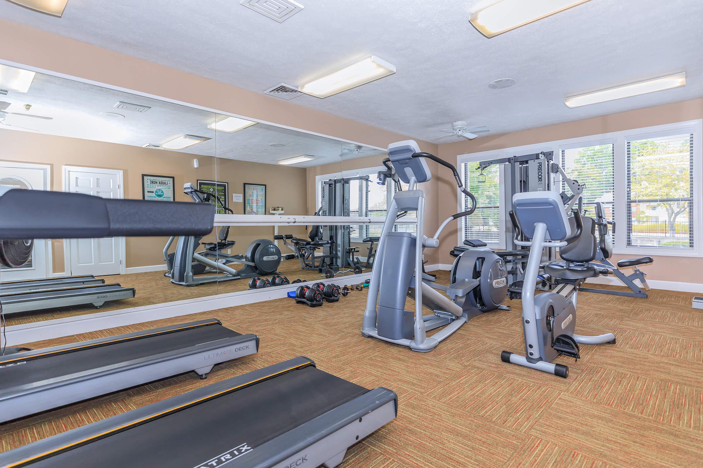 STAYING FIT IS MADE EASY AT SUMMER RIDGE APARTMENTS