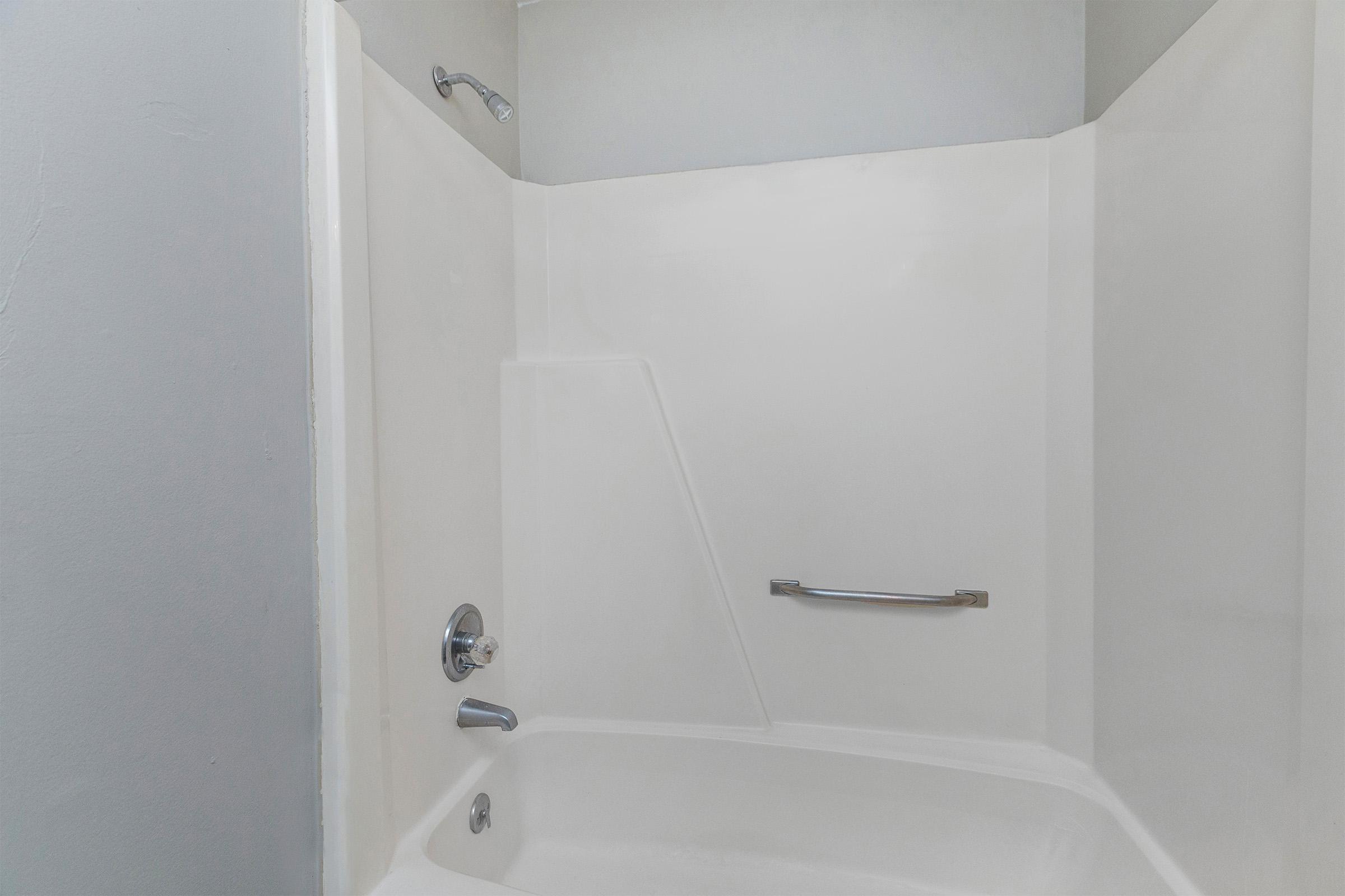comfortable and convenient tub and shower combo