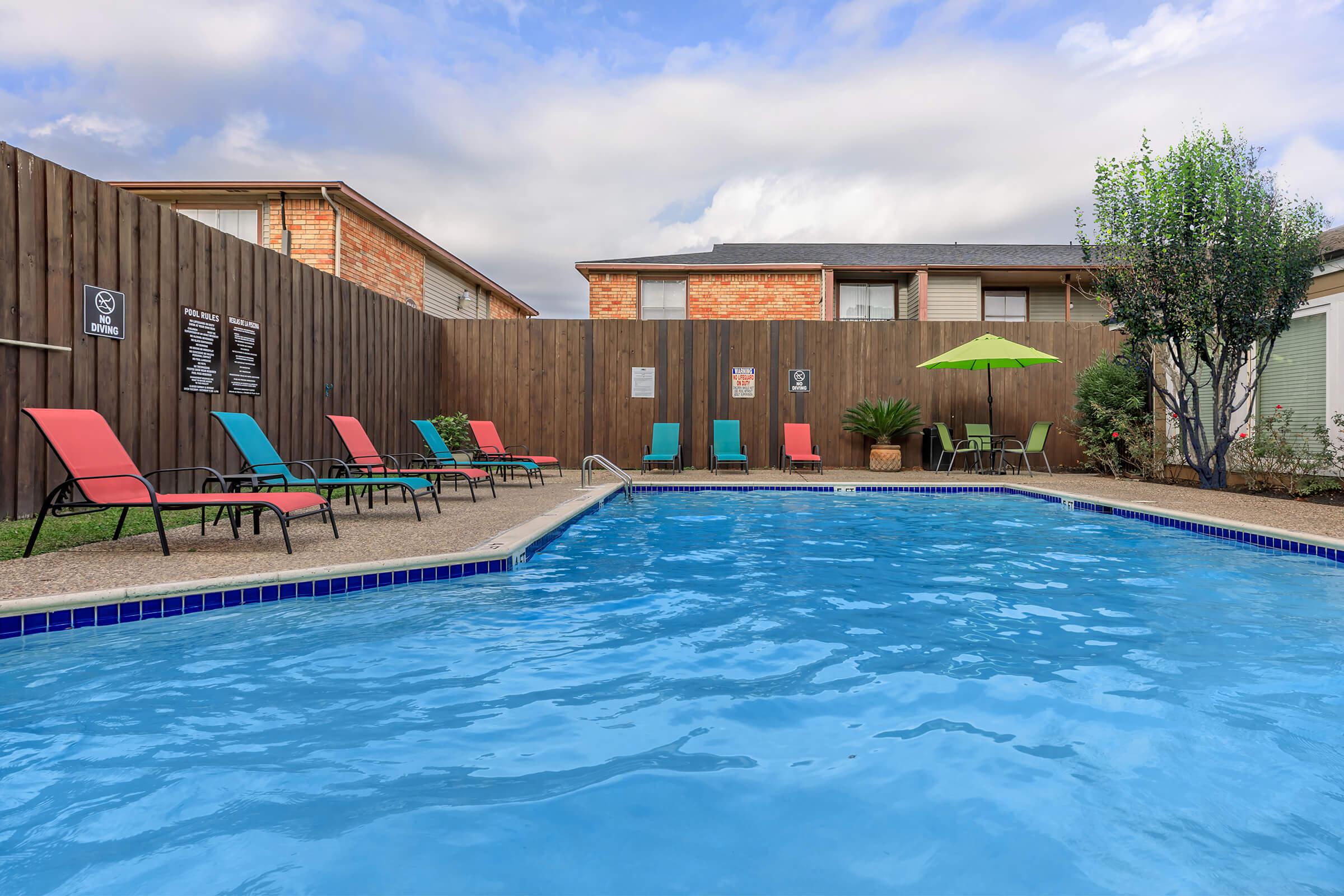 a large pool of water