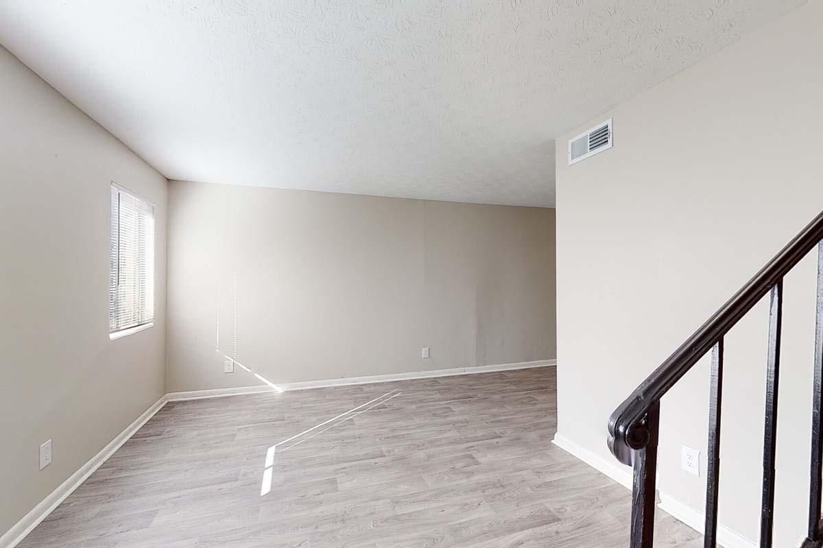 a room with a wooden floor