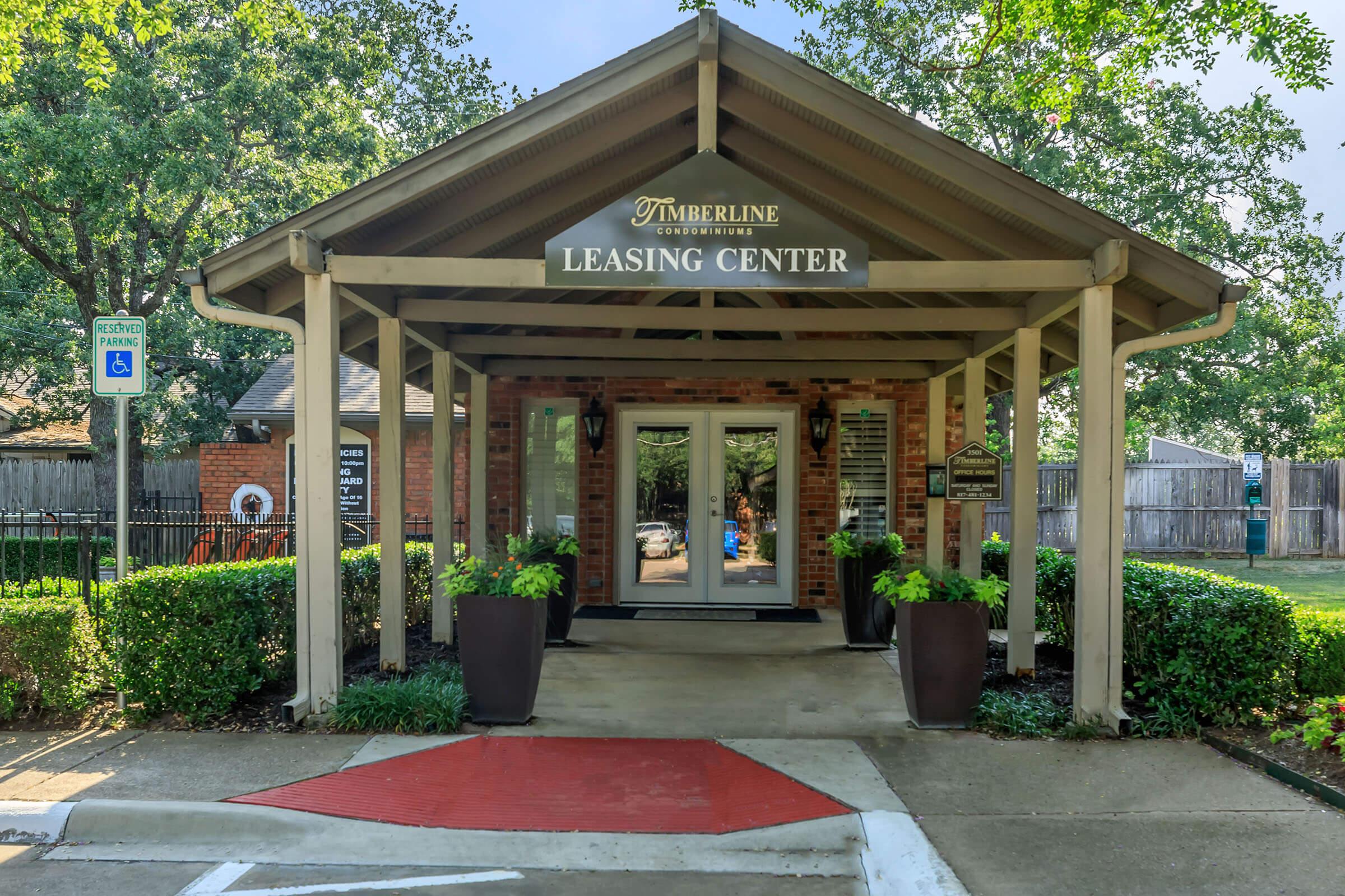 Timberline Condominiums leasing center
