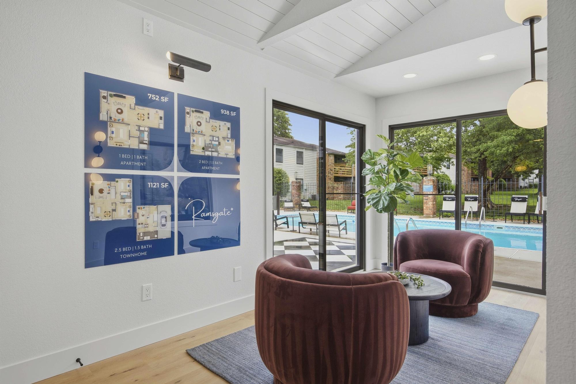 Waiting Area - Leasing Office