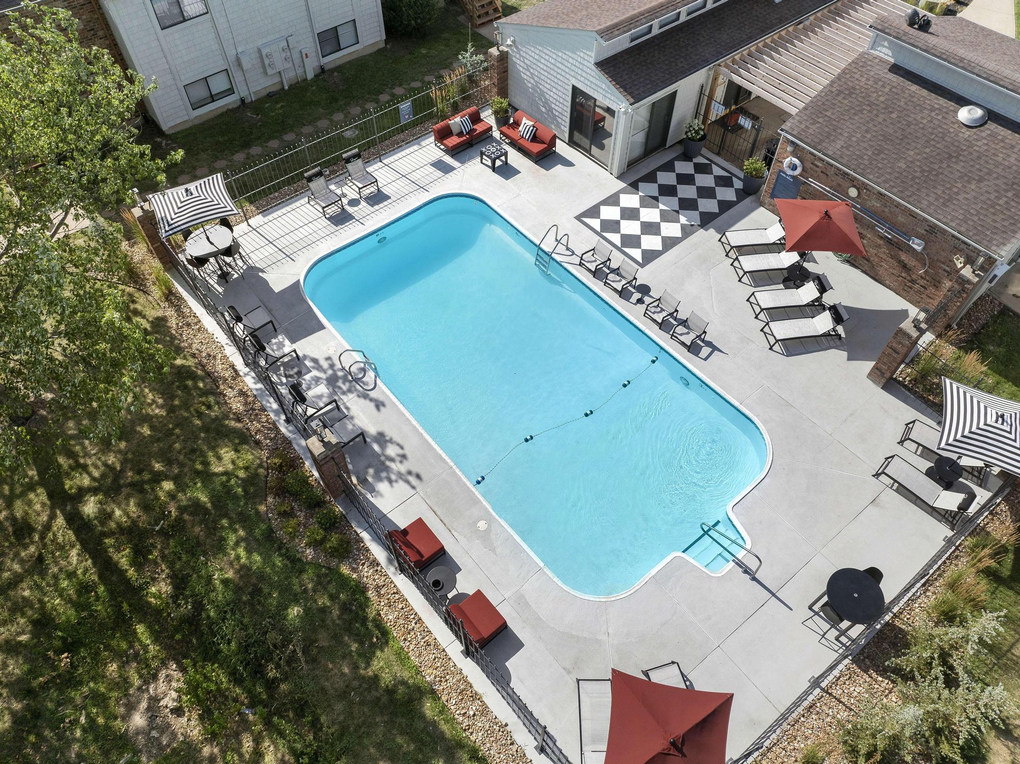 Poolside Lounge Area