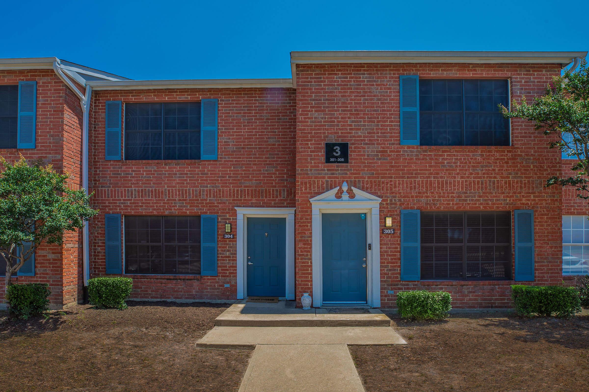 a brick building