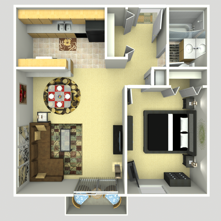 Floor plan image of A