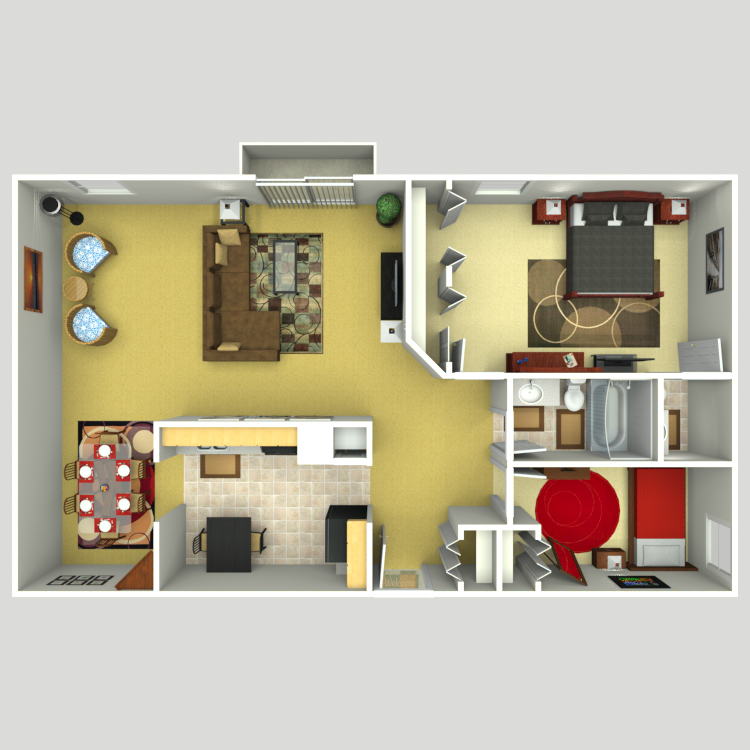 Floor plan image of B