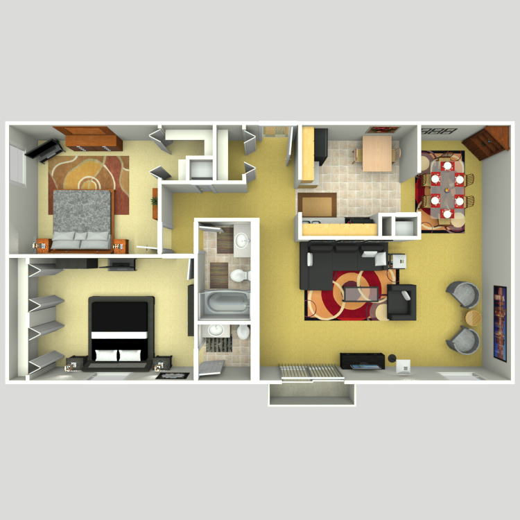 Floor plan image of B2