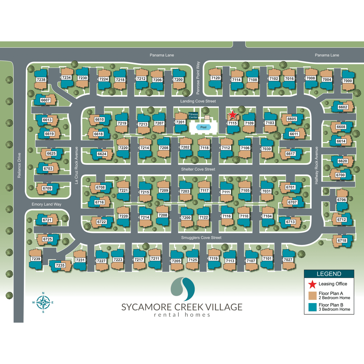 Near Panama Lane, Ashe Road and Gosford Road, our rental homes feature a pool, fitness center and stylish interiors.