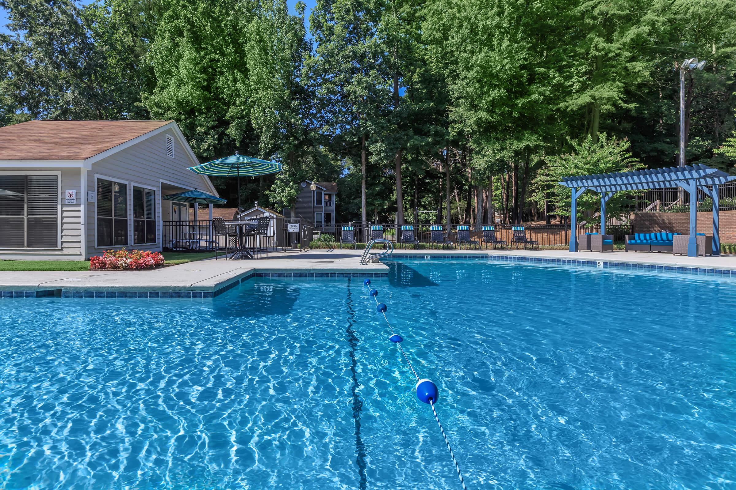 Sparkling Swimming Pool - Huntsview Apartments - Greensboro - North Carolina