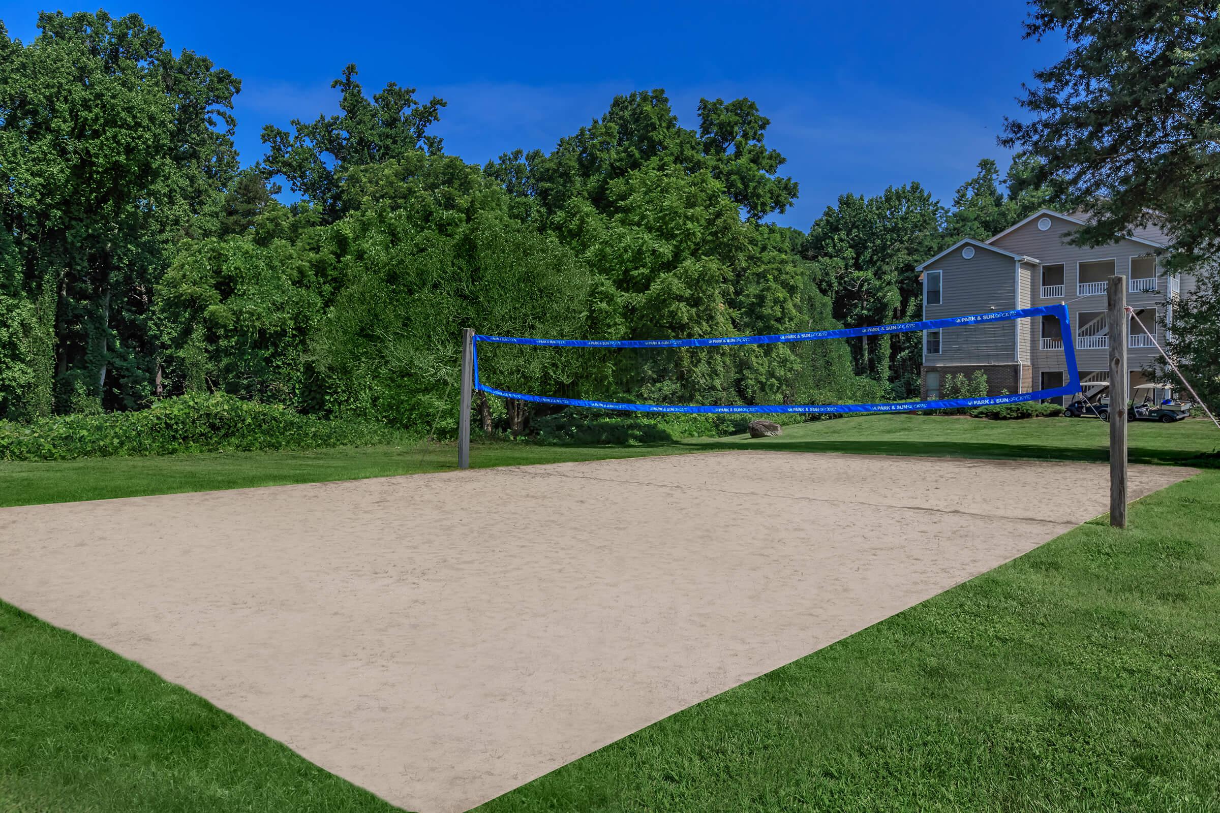 Volleyball Court - Huntsview Apartments - Greensboro - North Carolina