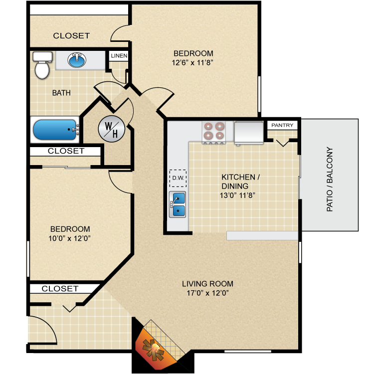 Floor plan image of B2 Casa Grande