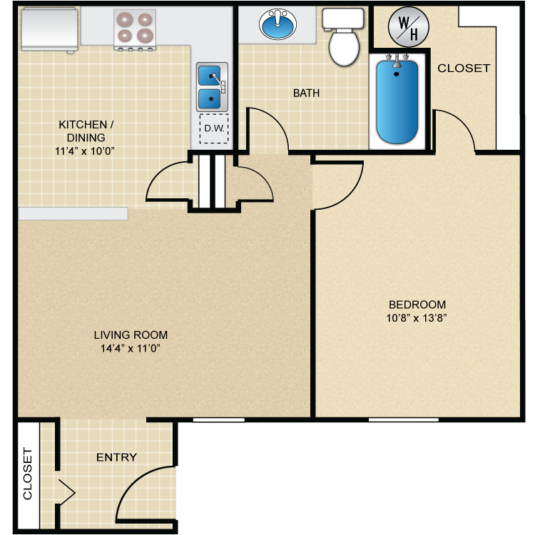 Floor plan image of A3 Rio Grande