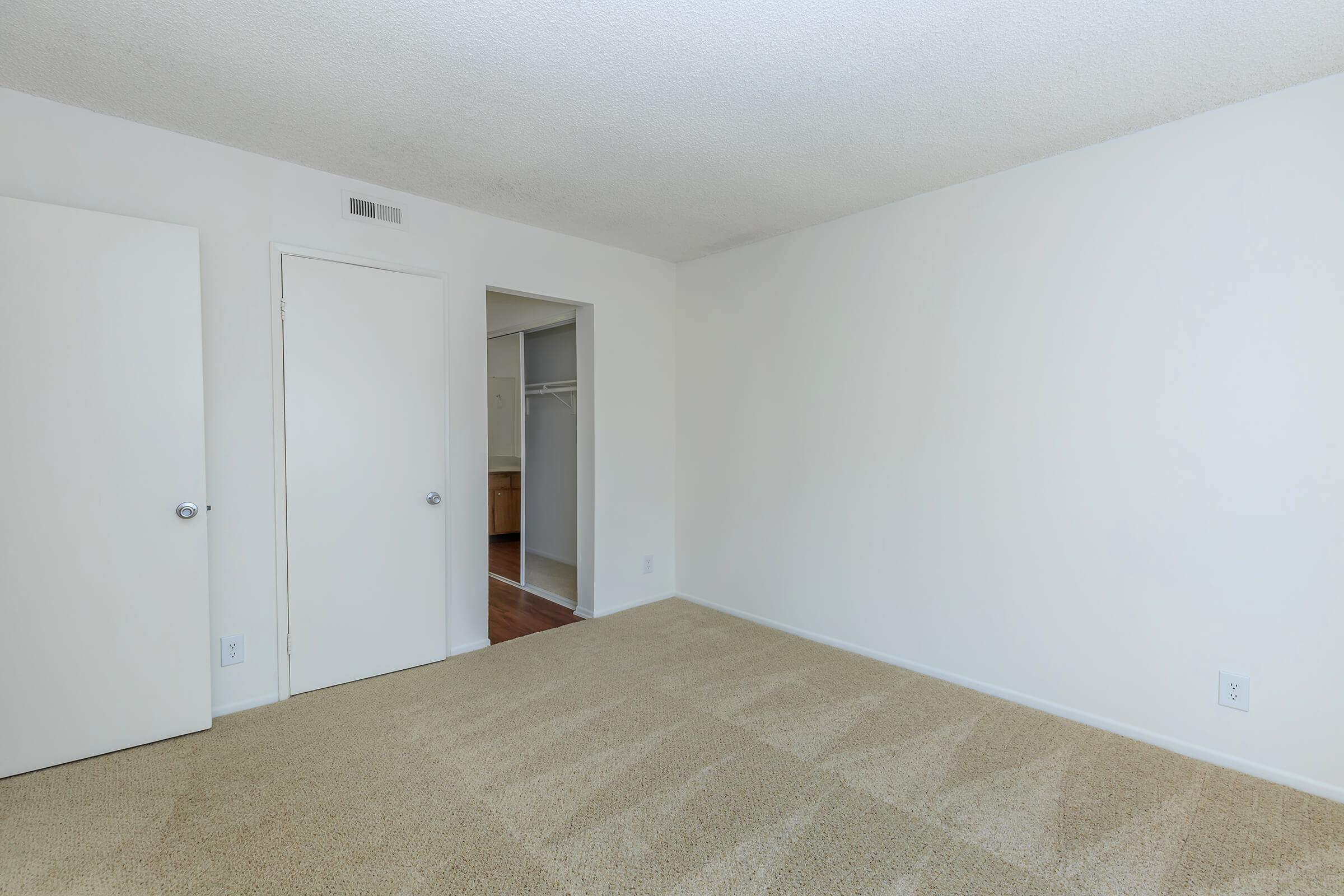 Carpeted bedroom