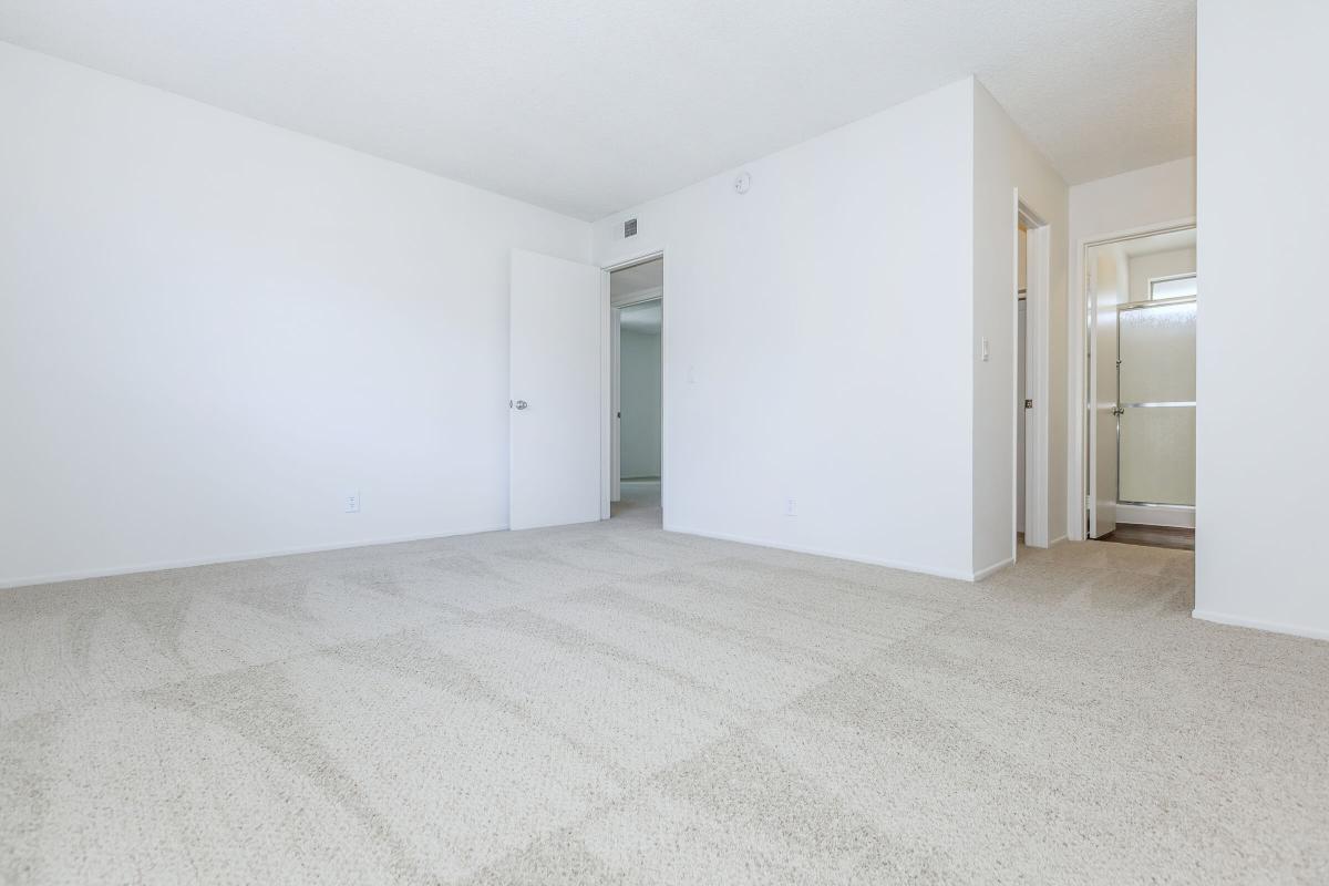 Unfurnished carpeted bedroom