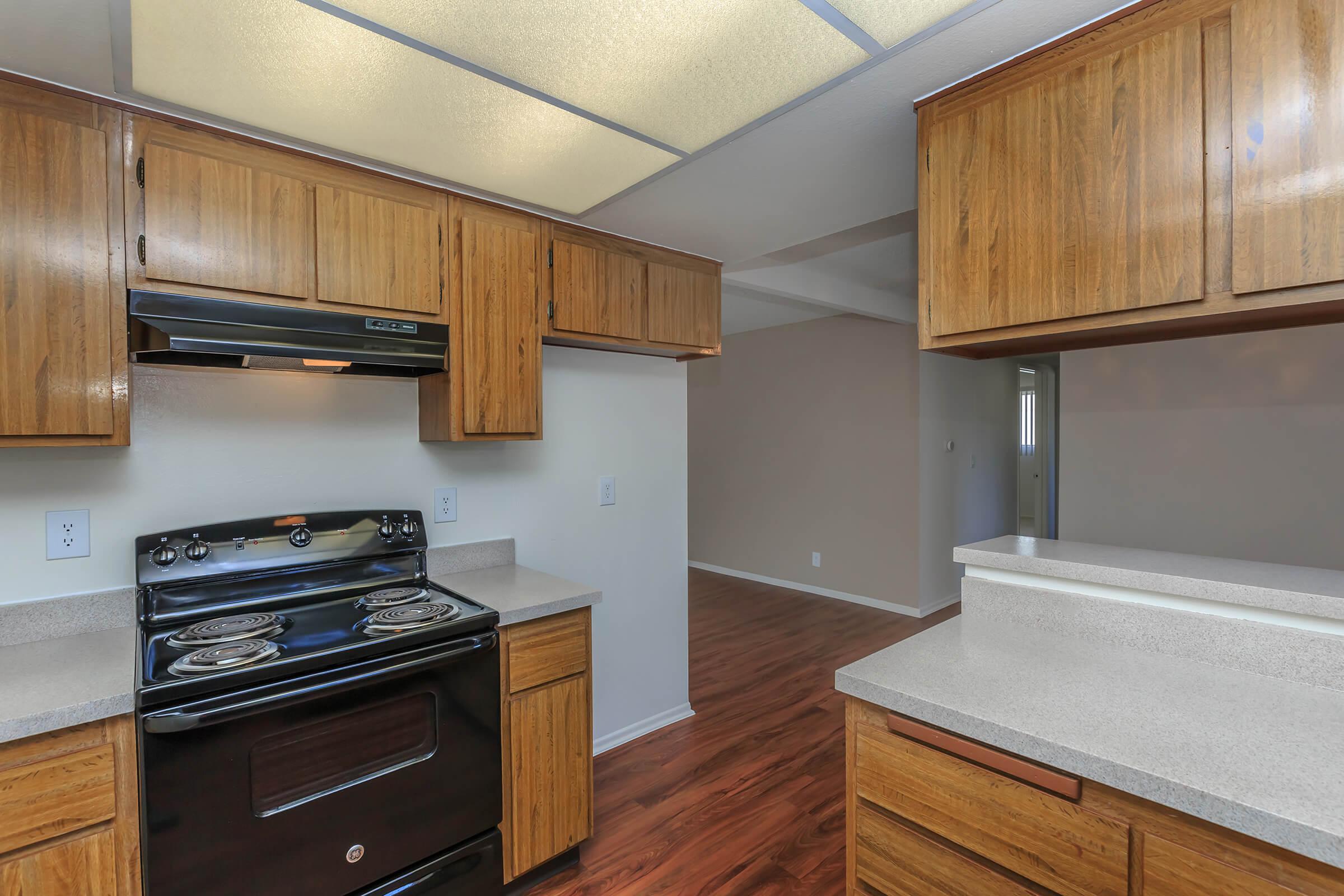 Kitchen with a stove