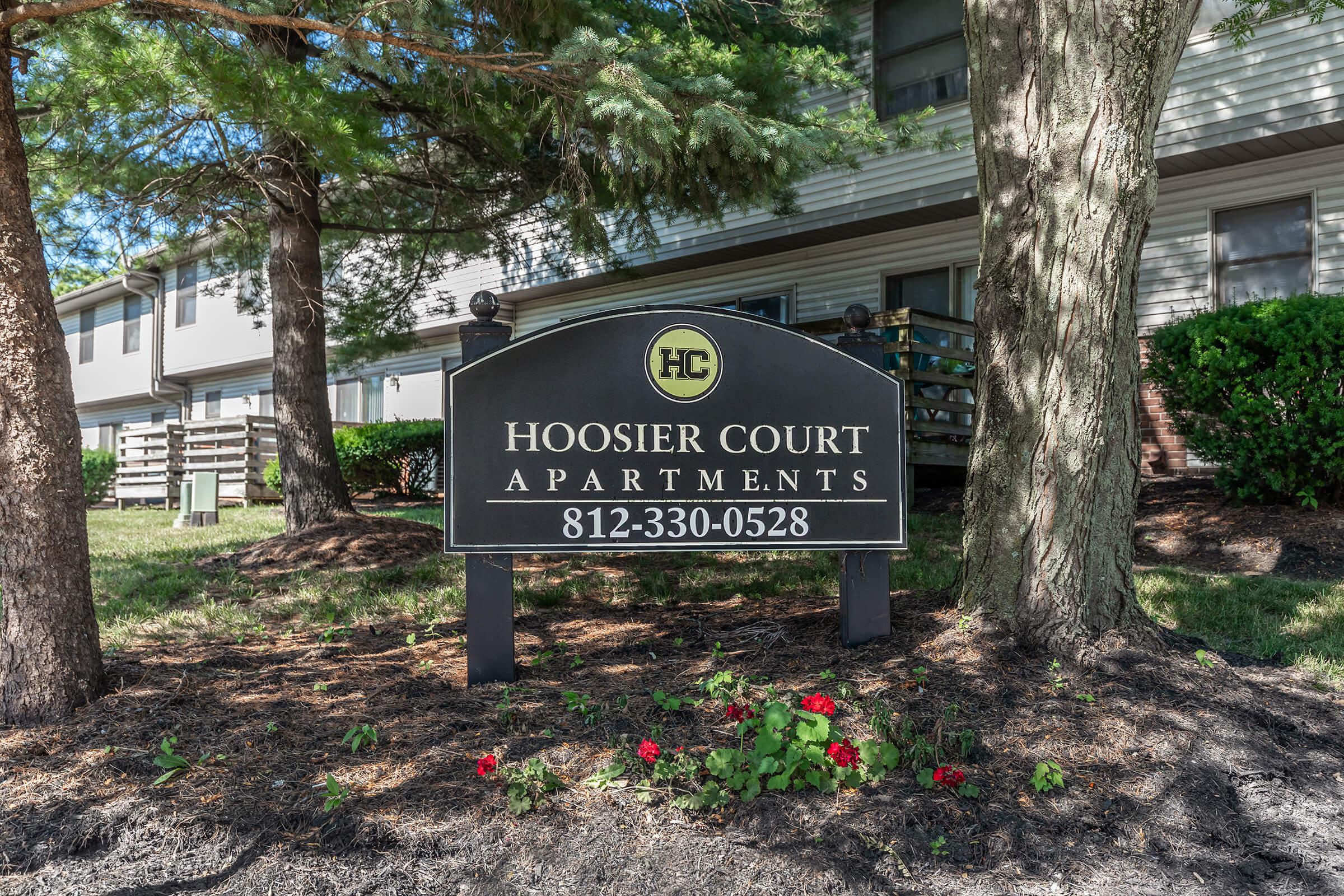 WE HOPE TO SEE YOU SOON AT HOOSIER COURT APARTMENTS