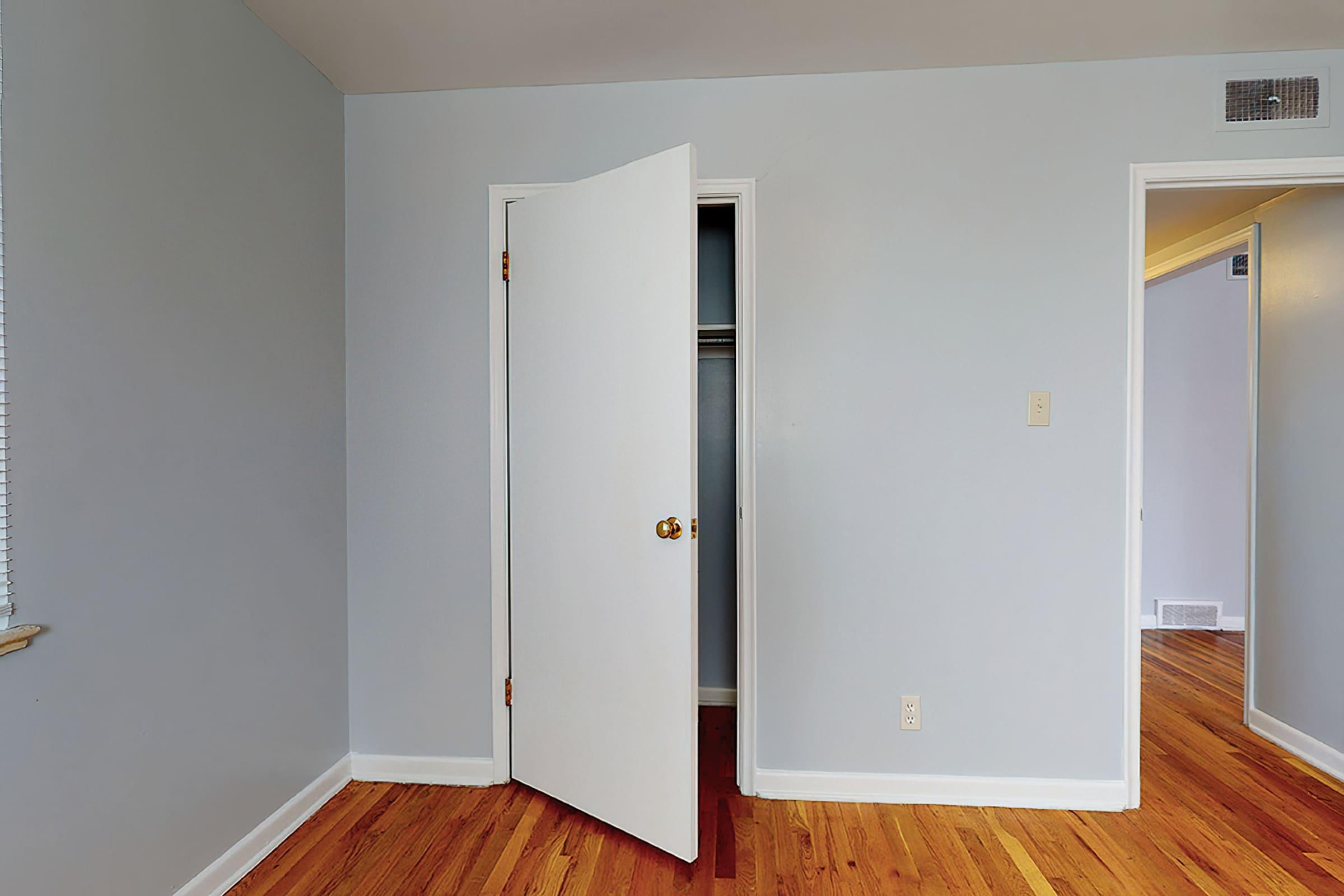 a refrigerator in a room